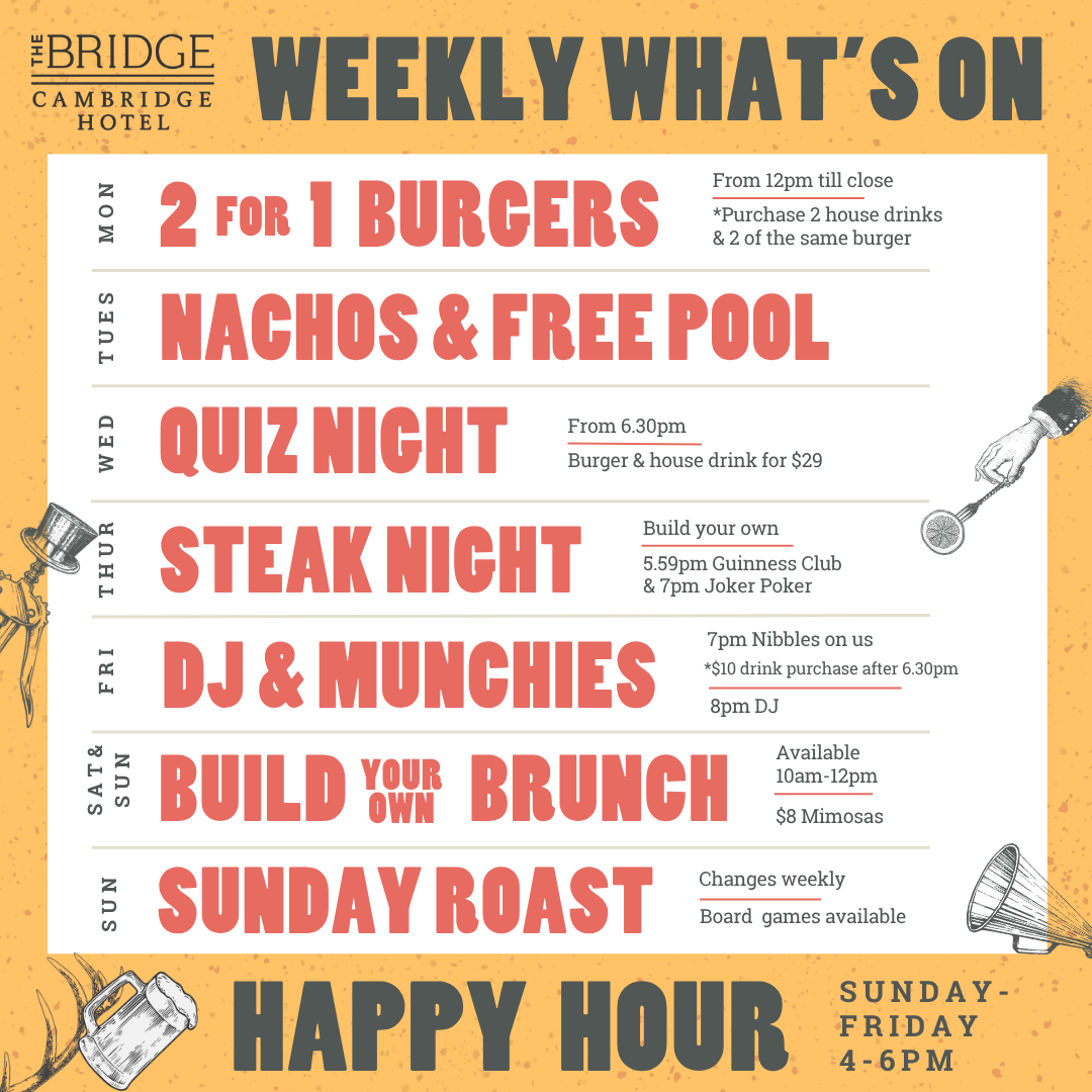 Weekly What's On