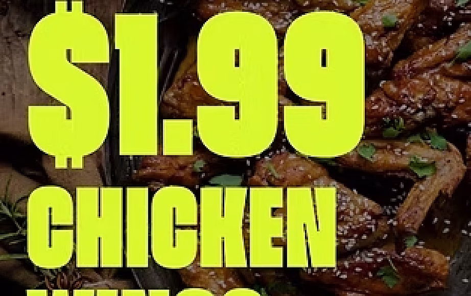 $1.99 chicken wings every Tuesday  Karaoke from 8pm